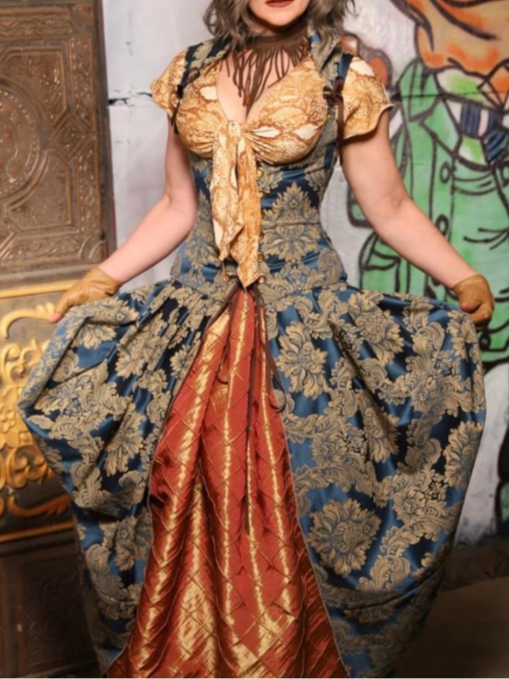 New! MSRP $549 - Rare & sold out! - Tapestry Renaissance corset dress NWT
